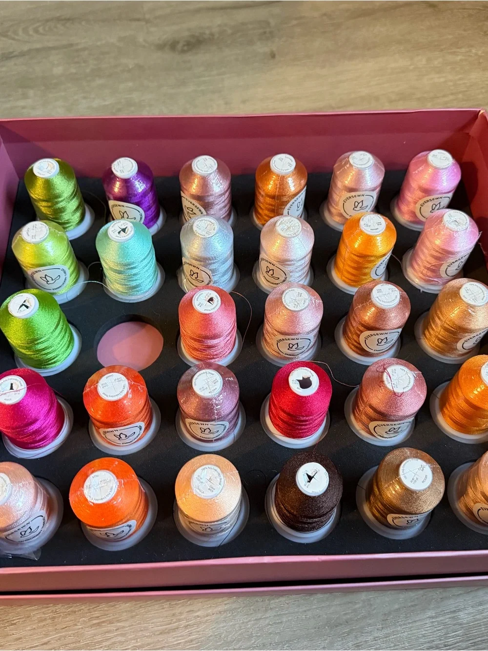 169 Spools Embroidery Thread - Almost All Factory Sealed